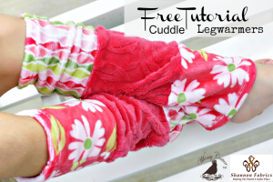 Free Leg Warmer Sewing Pattern – Made With Cuddle Fabric