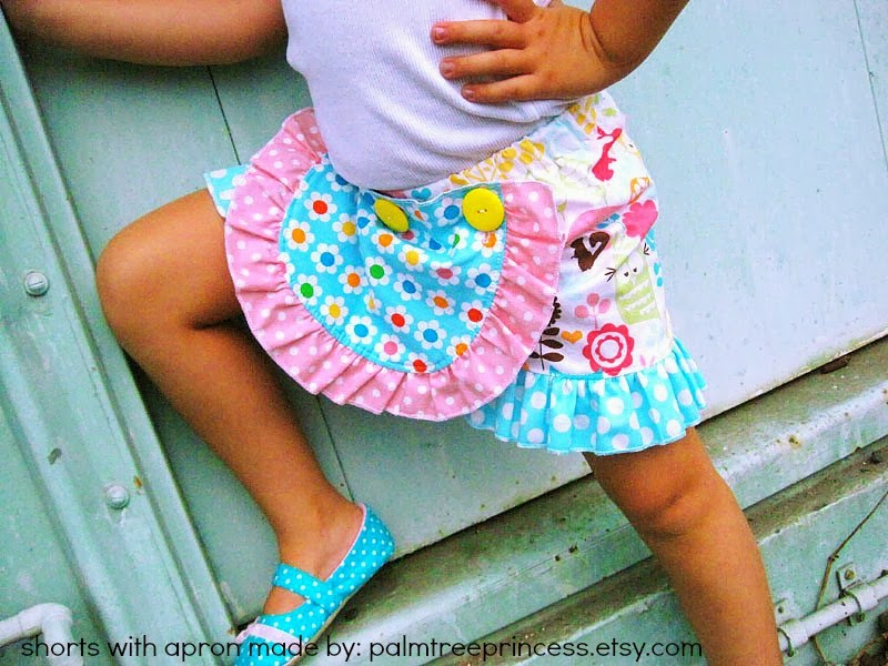 Free Sewing Pattern Detachable Ruffle Apron