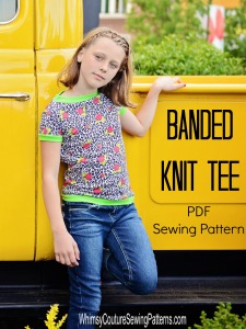 Knit Tee sewing pattern | Whimsy Couture