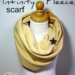 Free Infinity Fleece Scarf Tutorial