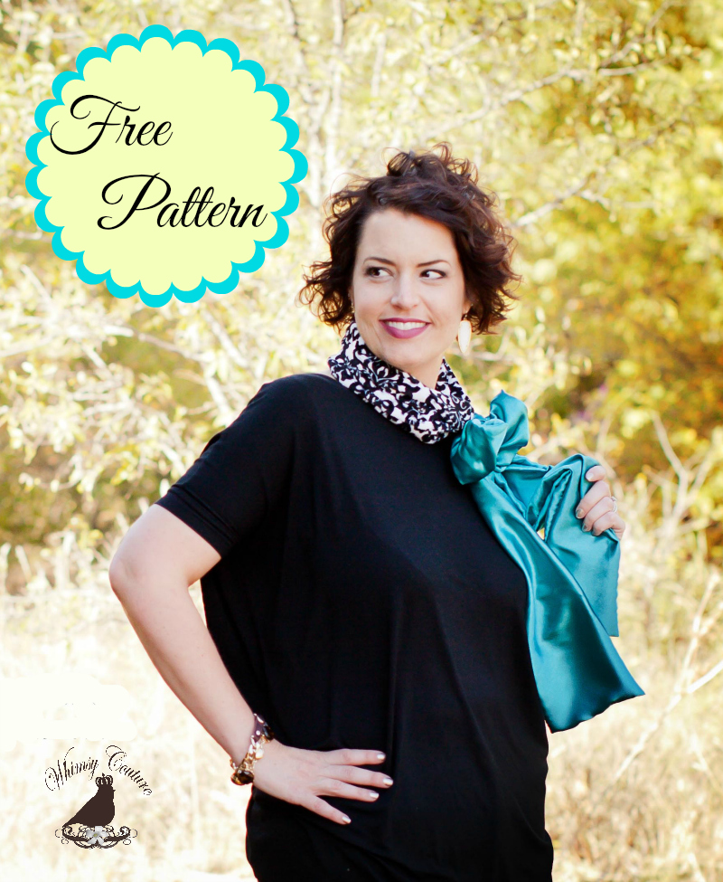 Free Neck Warmer Pattern for ladies. Download this easy to sew scarf pattern. It would make lovely gifts for Mother's Day, birthdays or Christmas. 
