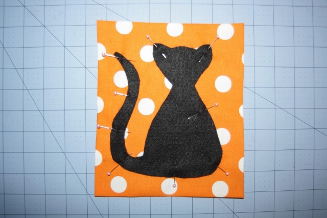 Halloween Scaredy Cat Applique Pattern | Whimsy Couture