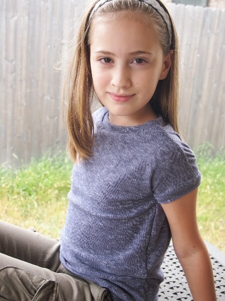 Knit T-Shirt Pattern for girls - Whimsy Couture Sewing Patterns Products