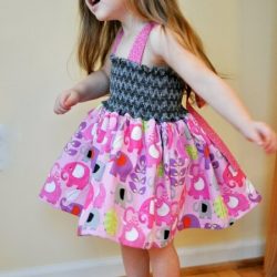 Bow twirl top and dress sewing pattern