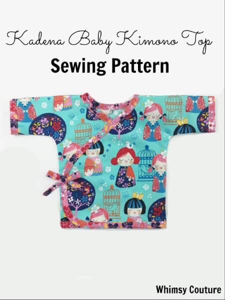 How to sew a reversible kimono with a free pattern and videotutorial