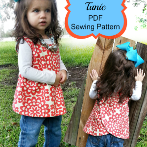 Criss Cross Tunic sewing pattern by Whimsy Couture