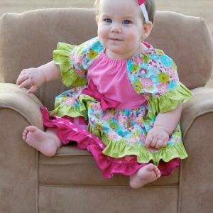 Girls Peasant Dress Sewing Pattern - The Enchanted Dress - Whimsy ...