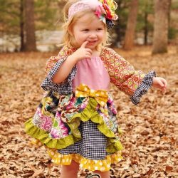 Girls peasant dress sewing pattern - The Enchanted Dress by Whimsy Couture