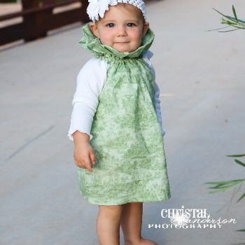 High Collar Dress Pattern - Girls - Whimsy Couture Sewing Patterns Products