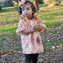 Puff ruffle peasant dress pattern for girls. Comes with top length and other options | Whimsy Couture