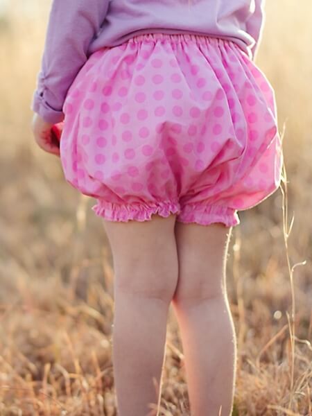 Bubble bloomers sewing pattern by Whimsy Couture