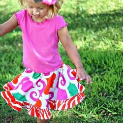 Circle skirt sewing pattern by Whimsy Couture