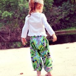 Harem pants sewing pattern by Whimsy Couture