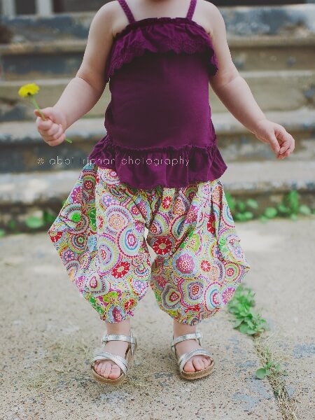 Threading My Way: Pattern Emporium's Baby and Toddler Harem Pants ~ Review