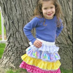 Ruffled Up skirt sewing pattern by Whimsy Couture