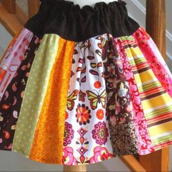 Scrappy twirl skirt sewing pattern by Whimsy Couture