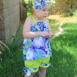 Strappy top and dress pattern for girls. Whimsy Couture