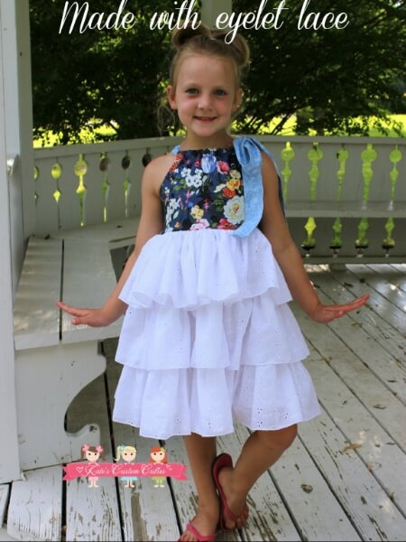 Tulle Ruffle Dress PDF Sewing Pattern