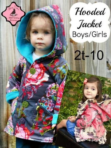 Hooded Jacket Pattern - Whimsy Couture Sewing Patterns Products