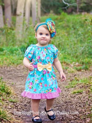 Ruffled Peasant Dress Sewing Pattern - Whimsy Couture Sewing Patterns ...