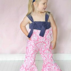 Knot bubble jumper sewing pattern by Whimsy Couture