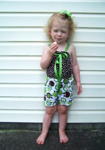 Sunny Day Sunsuit Sewing Pattern - Whimsy Couture Sewing Patterns Products