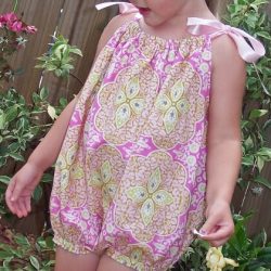 Baby bubble romper pattern by Whimsy Couture