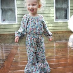 Peasant romper sewing pattern by Whimsy Couture