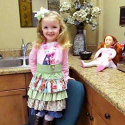Frilly apron sewing pattern