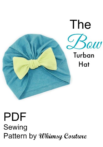 bow turban sewing pattern