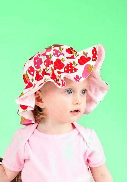 baby sun hat with elastic