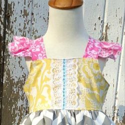 sleeves and straps addition sewing tutorial pattern