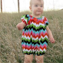 Peasant Playsuit Romper sewing pattern Whimsy Couture